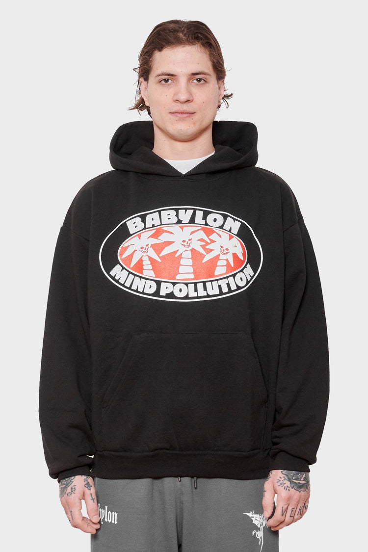 men#@Худі MIND POLLUTION чорний, купити онлайн в магазині.