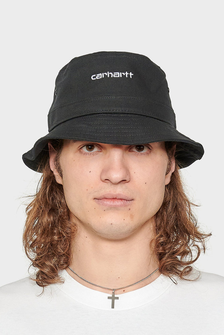men#@Панама SCRIPT BUCKET HAT чорна, купити онлайн в магазині.