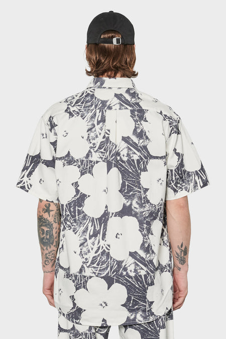 men#@Джинсова сорочка ANDY WARHOL біла