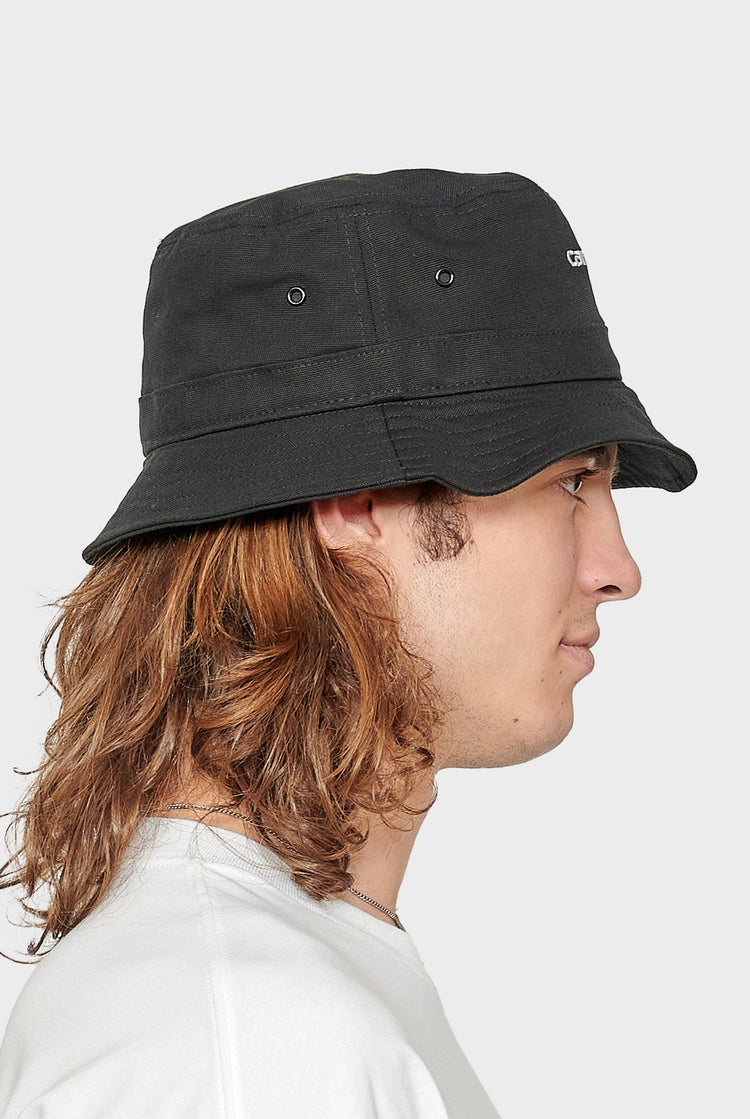 men#@Панама SCRIPT BUCKET HAT чорна, купити онлайн в магазині.
