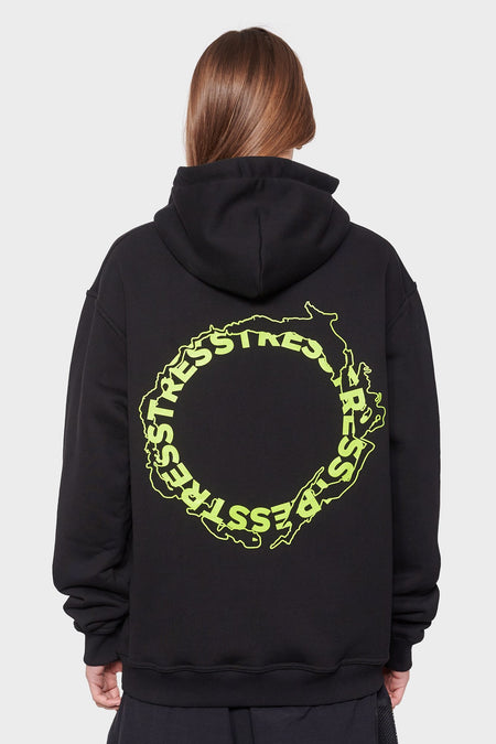 women#@Худі STRESS чорний, купити онлайн в магазині.