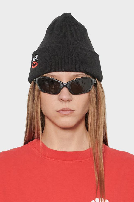 women#@Шапка SEX EMBROIDERED LOGO чорна
