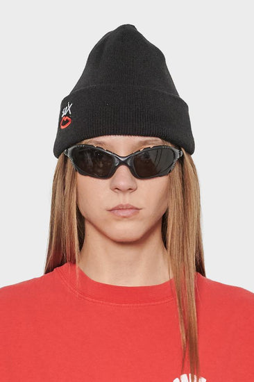 women#@Шапка SEX EMBROIDERED LOGO чорна