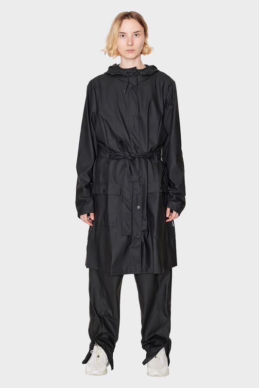 Тренч-дощовик CURVE JACKET чорний, купити онлайн в магазині.
