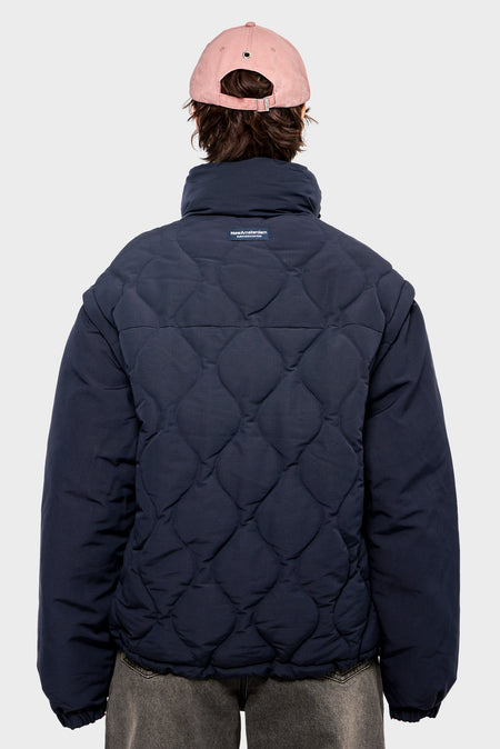 women#@Куртка DETACHABLE SLEEVES QUILTED