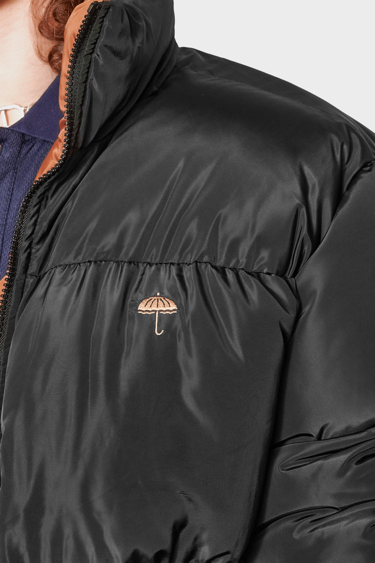 Куртка POWDER REVERSIBLE чорна/коричнева