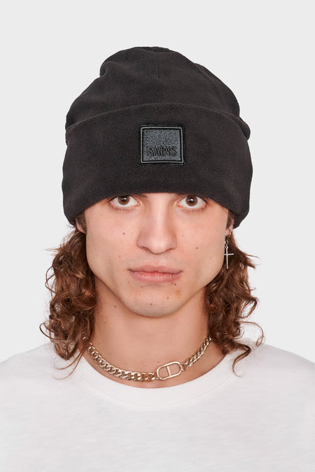 Шапка FLEECE BEANIE чорна, купити онлайн в магазині.