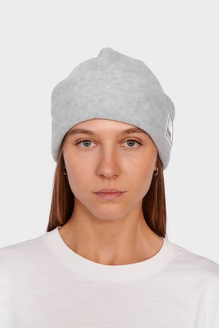 Шапка FLEECE BEANIE сіра, купити онлайн в магазині.
