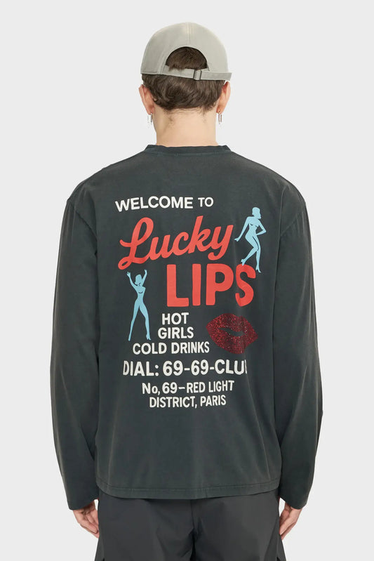 men#@Лонгслів GETTING LUCKY чорний