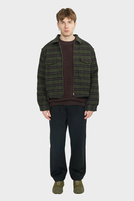 men#@Куртка STAY PLAID чорна