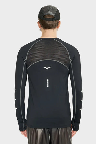 men#@Лонгслів HK X MIZUNO LONGSLEEVE чорний