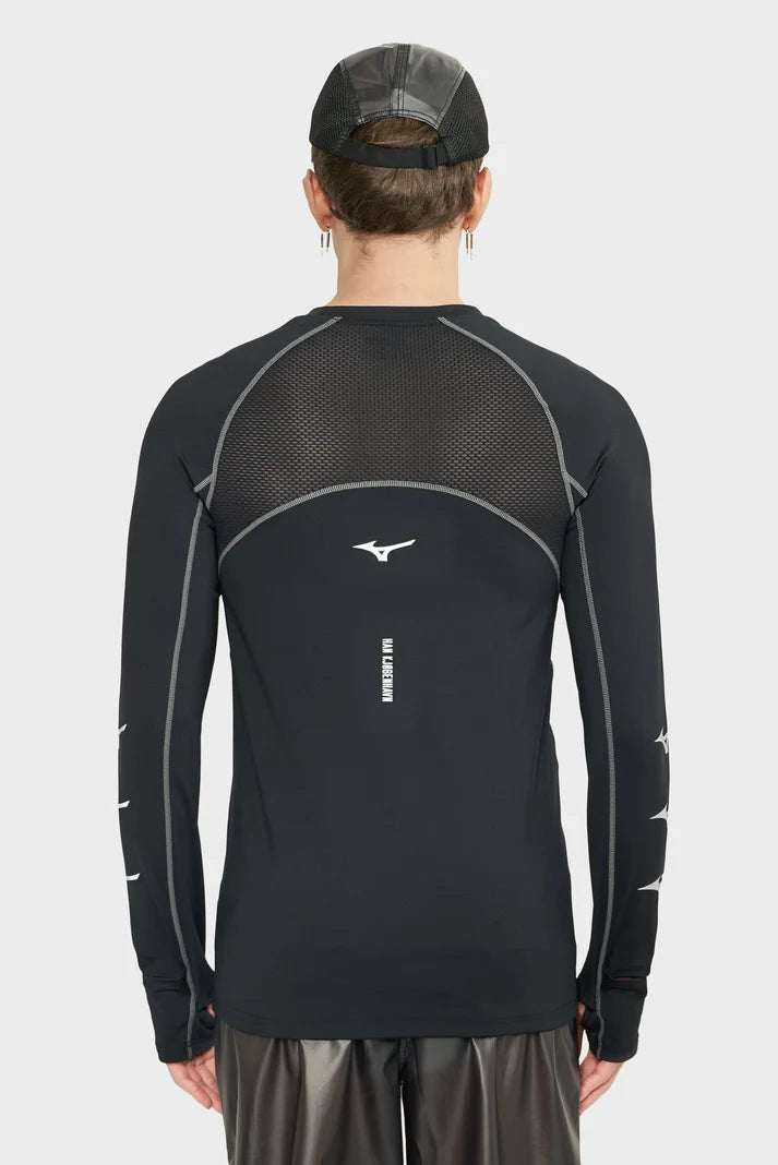 men#@Лонгслів HK X MIZUNO LONGSLEEVE чорний