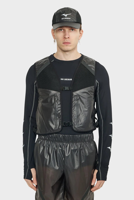 men#@Жилет HK X MIZUNOTECH GILET MATT чорний
