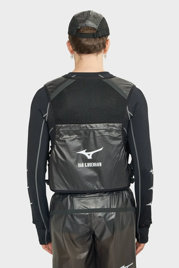 men#@Жилет HK X MIZUNOTECH GILET MATT чорний