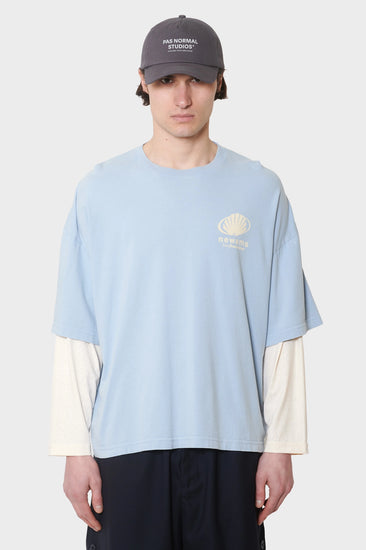 men#@Лонгслів CORPORATE LOGO блакитний