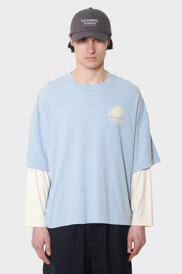 men#@Лонгслів CORPORATE LOGO блакитний