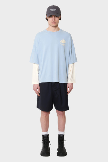 men#@Лонгслів CORPORATE LOGO блакитний