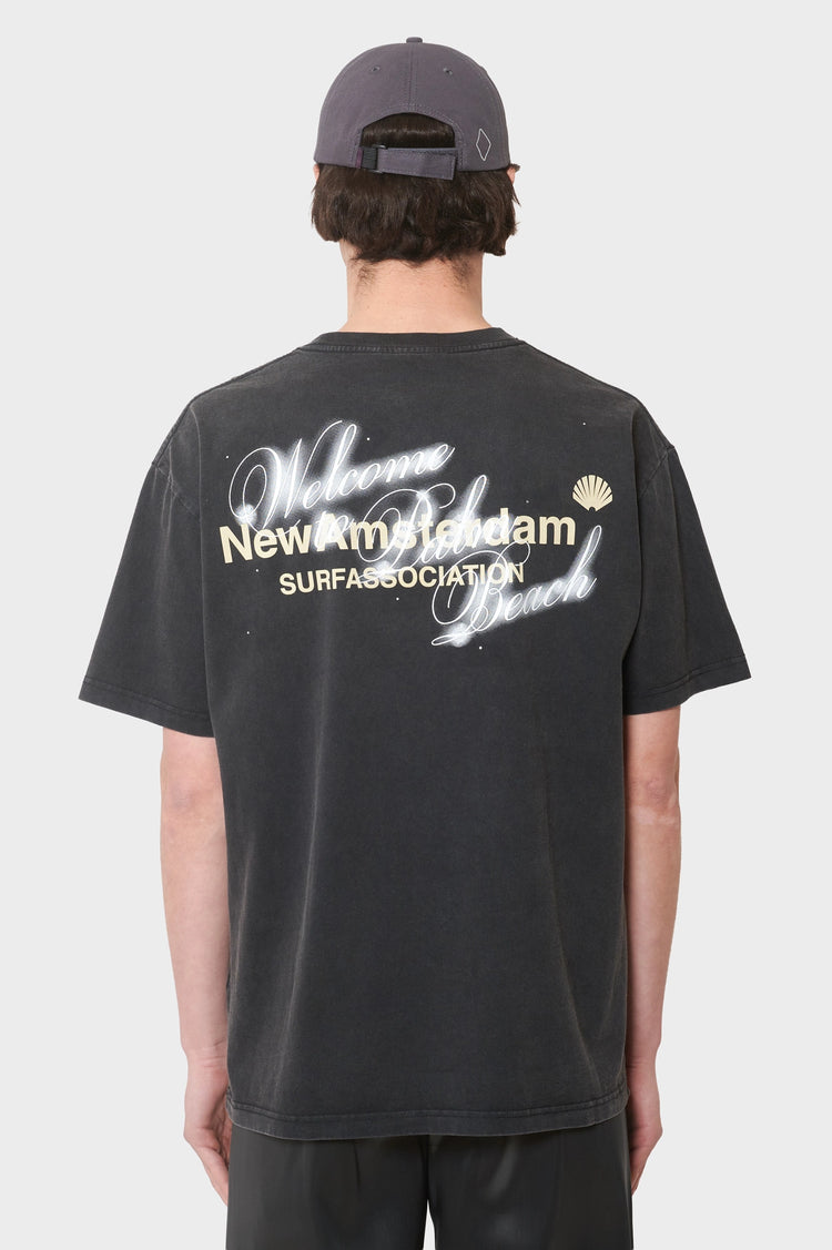 men#@Футболка WELCOME TO PALMBEACH чорна