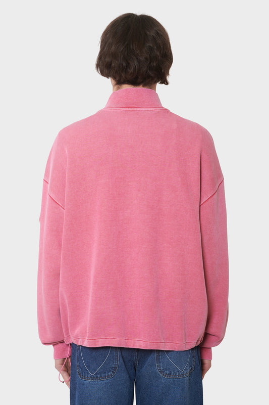 men#@Світшот PLATE HALF-ZIP рожевий