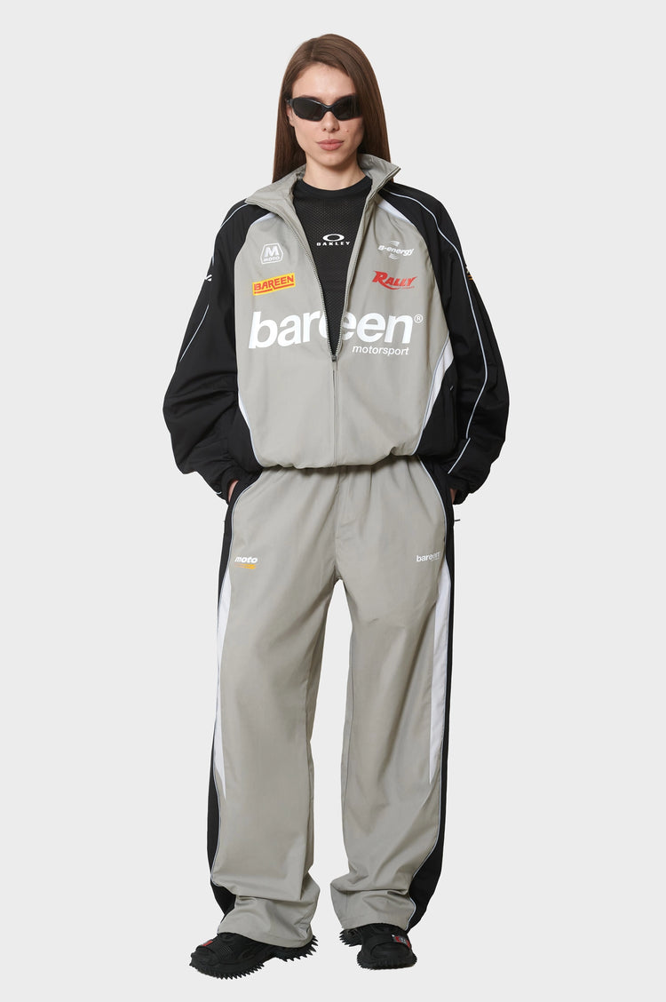 women#@Штани OVERSIZE TRACK сірі