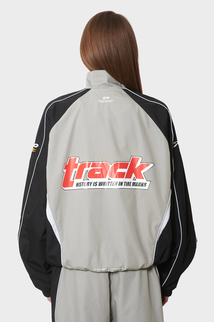 women#@Куртка OVERSIZE TRACK сіра