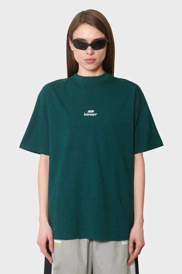 women#@Футболка BOX FIT зелена