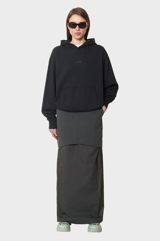 women#@Худі METAL RISE HOODIE чорне