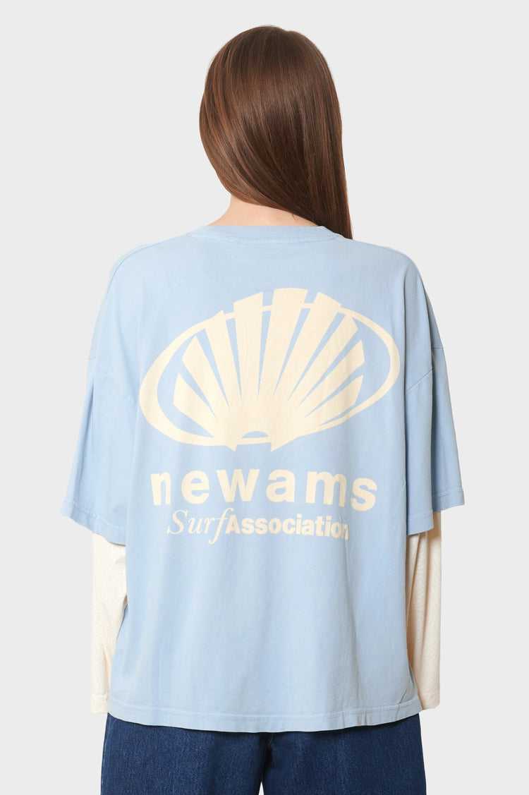 women#@Лонгслів CORPORATE LOGO блакитний