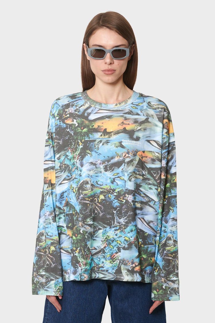 women#@Лонгслів DOLPHIN різнокольоровий