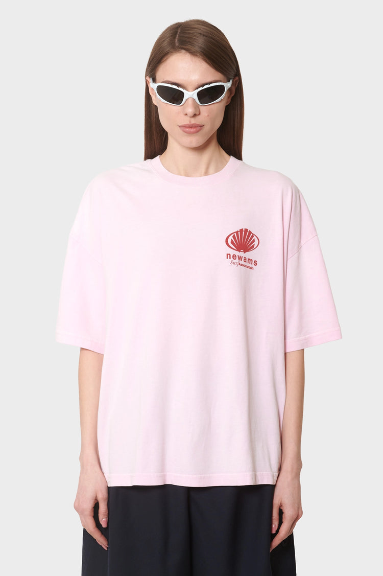 women#@Футболка CORPORATE LOGO рожева