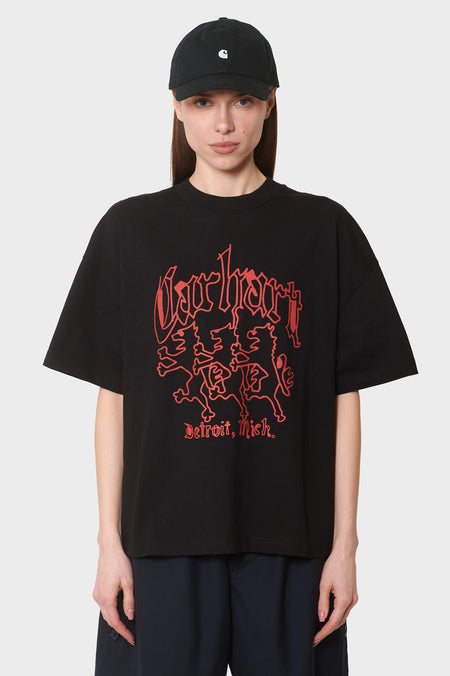 women#@Футболка HACKWORK чорна