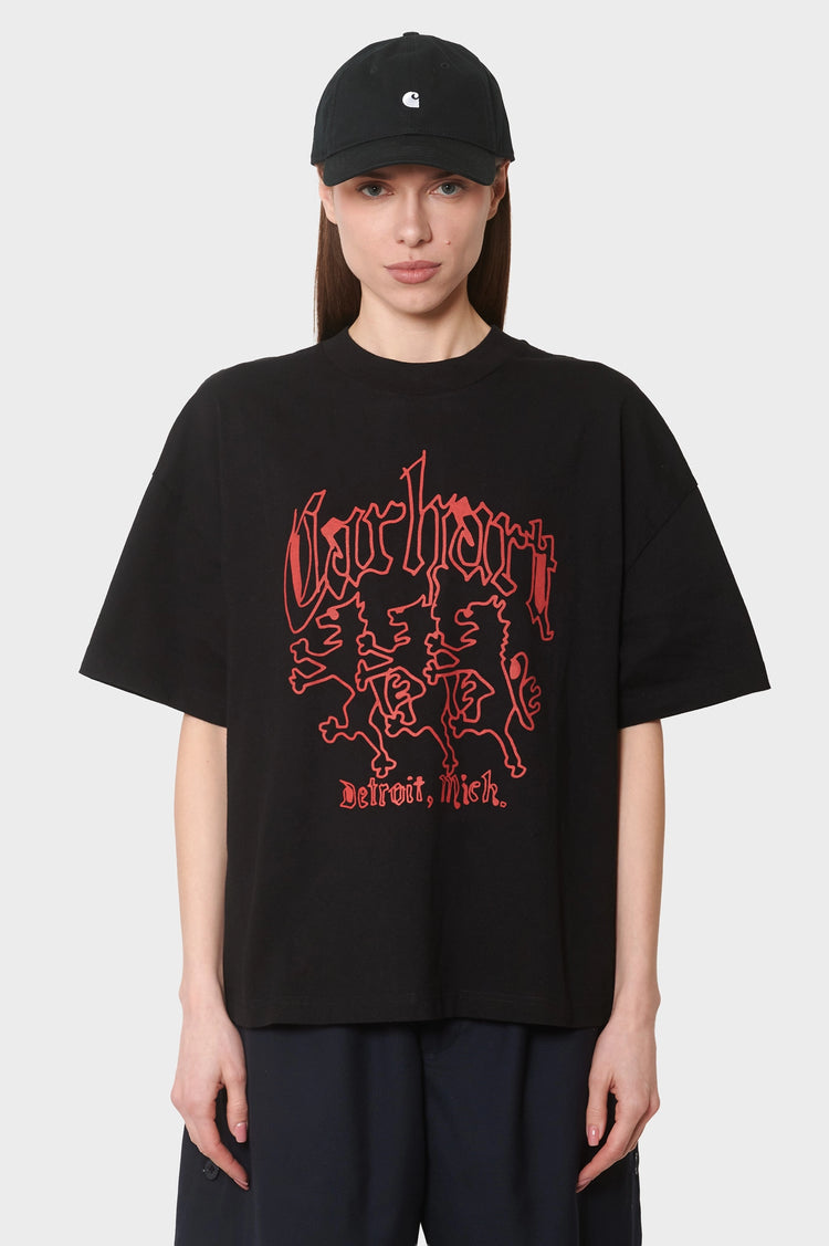 women#@Футболка HACKWORK чорна