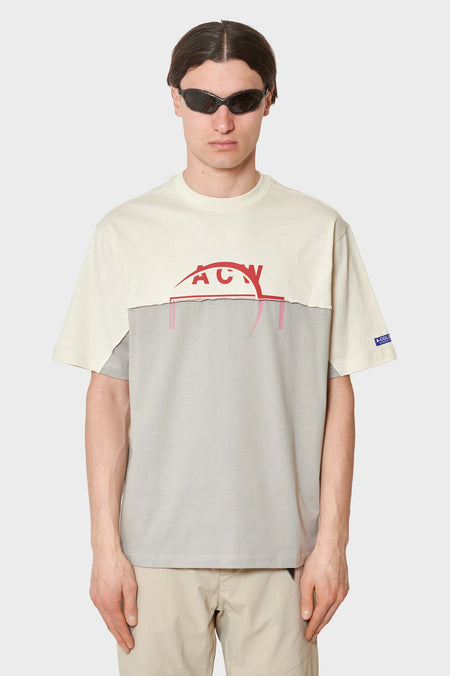 men#@Футболка SPLIT LOGO сіра