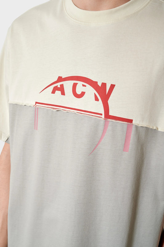 Футболка SPLIT LOGO сіра