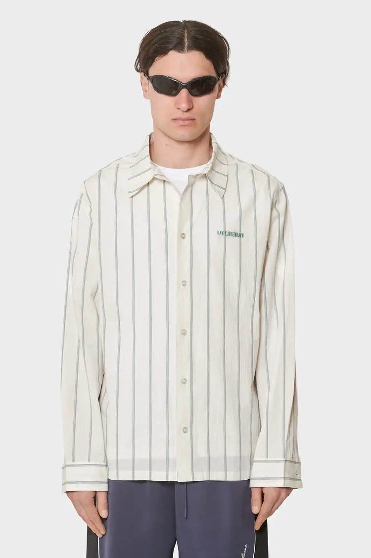 men#@Сорочка RETRO STRIPED біла