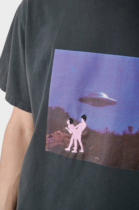 Футболка I CAME FROM OUTERSPACE чорна