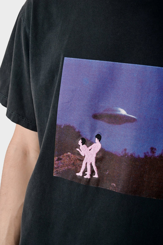 Футболка I CAME FROM OUTERSPACE чорна