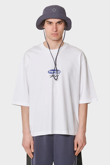 men#@Футболка OVERSIZED MMXVI біла