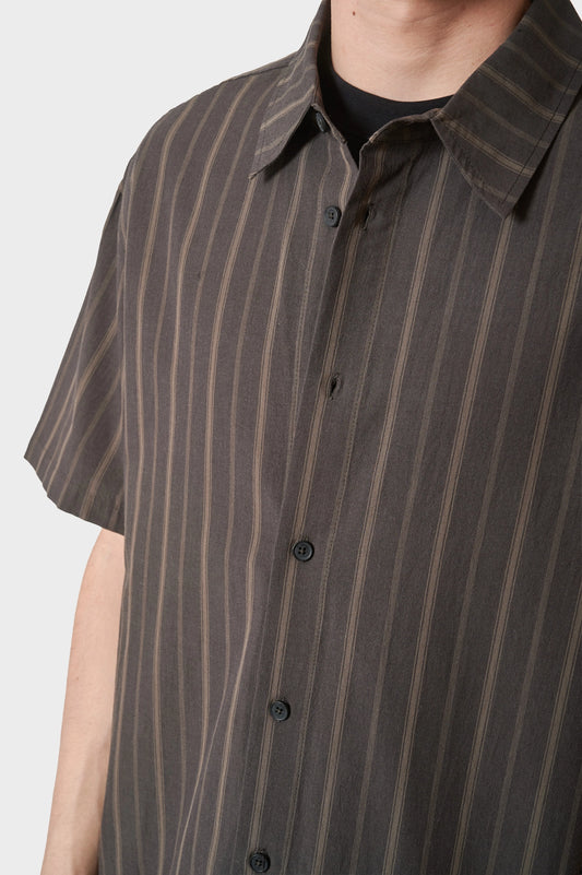 Сорочка WASHED STRIPE чорна