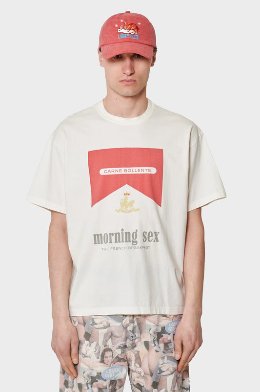 men#@Футболка BREAKFAST IN BED біла