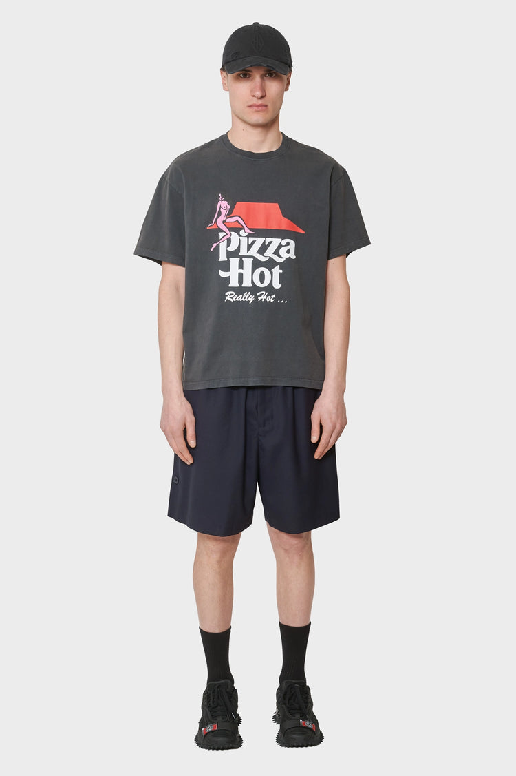 men#@Футболка PIZZA HOT чорна