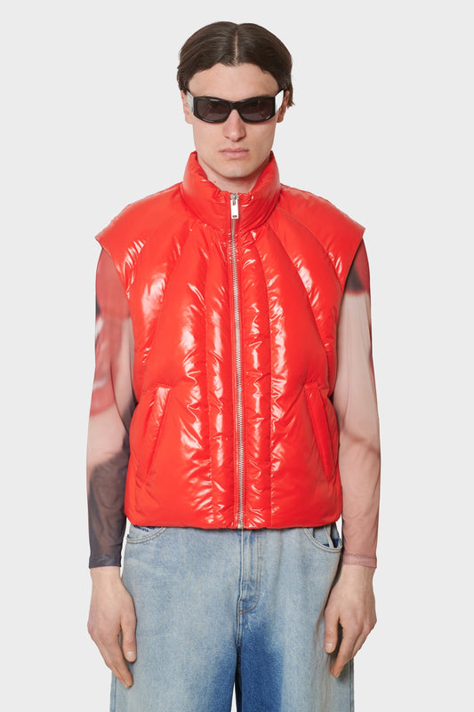 men#@Жилет RETRO PADDED червоний