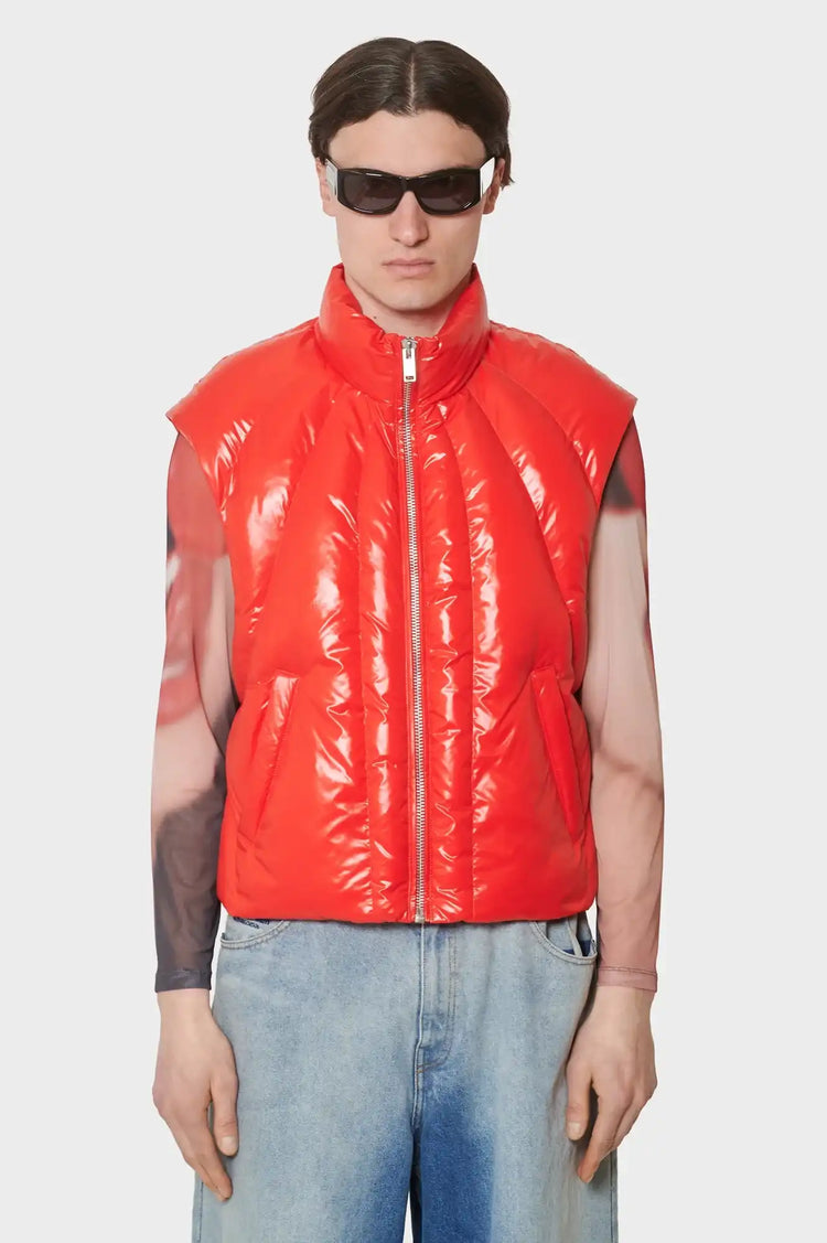 men#@Жилет RETRO PADDED червоний