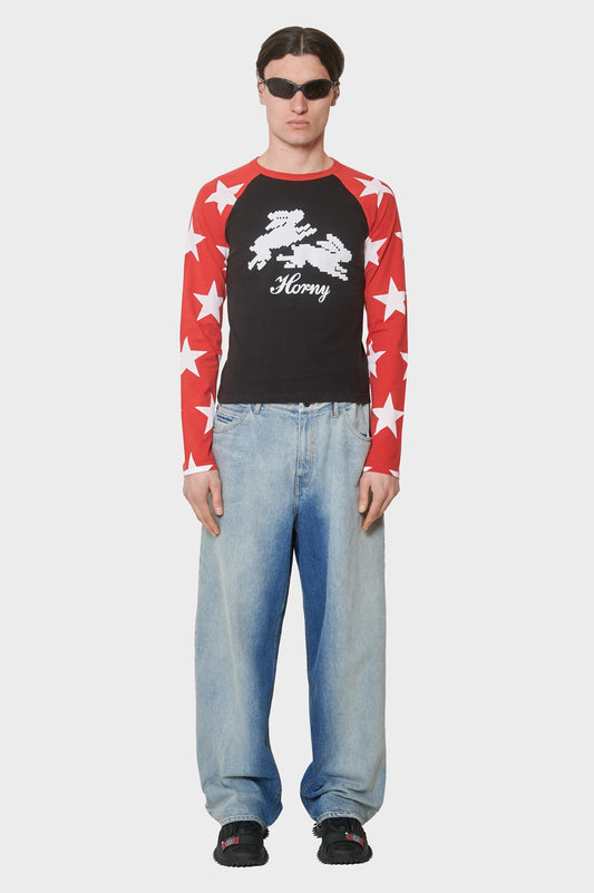 men#@Лонгслів SEEING STARS різнокольоровий