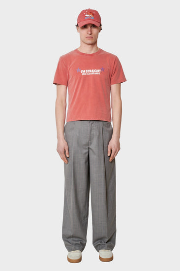 men#@Футболка STRAIGHT UP GAY червона