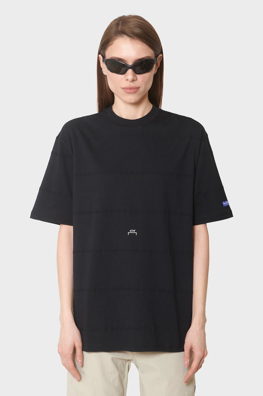 women#@Футболка STRIPED чорна