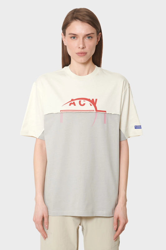 women#@Футболка SPLIT LOGO сіра