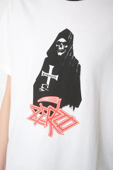 Футболка REAPER RINGER белая Фото 6