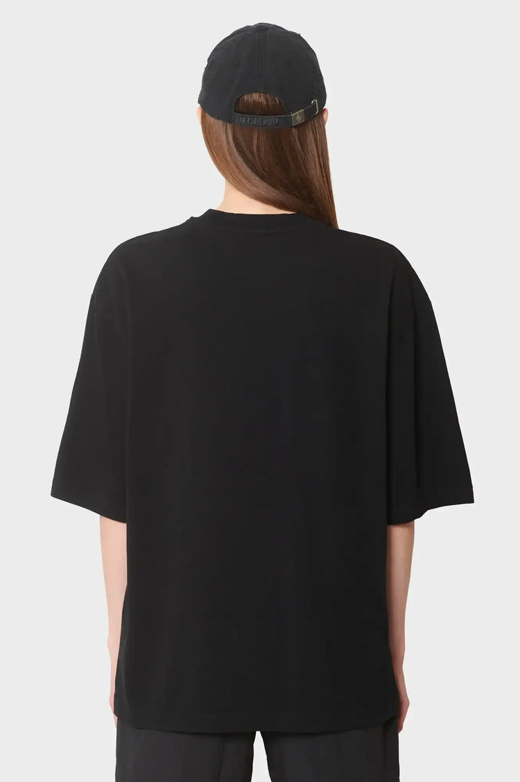 women#@Футболка SUN GLOW OVERSIZED чорна