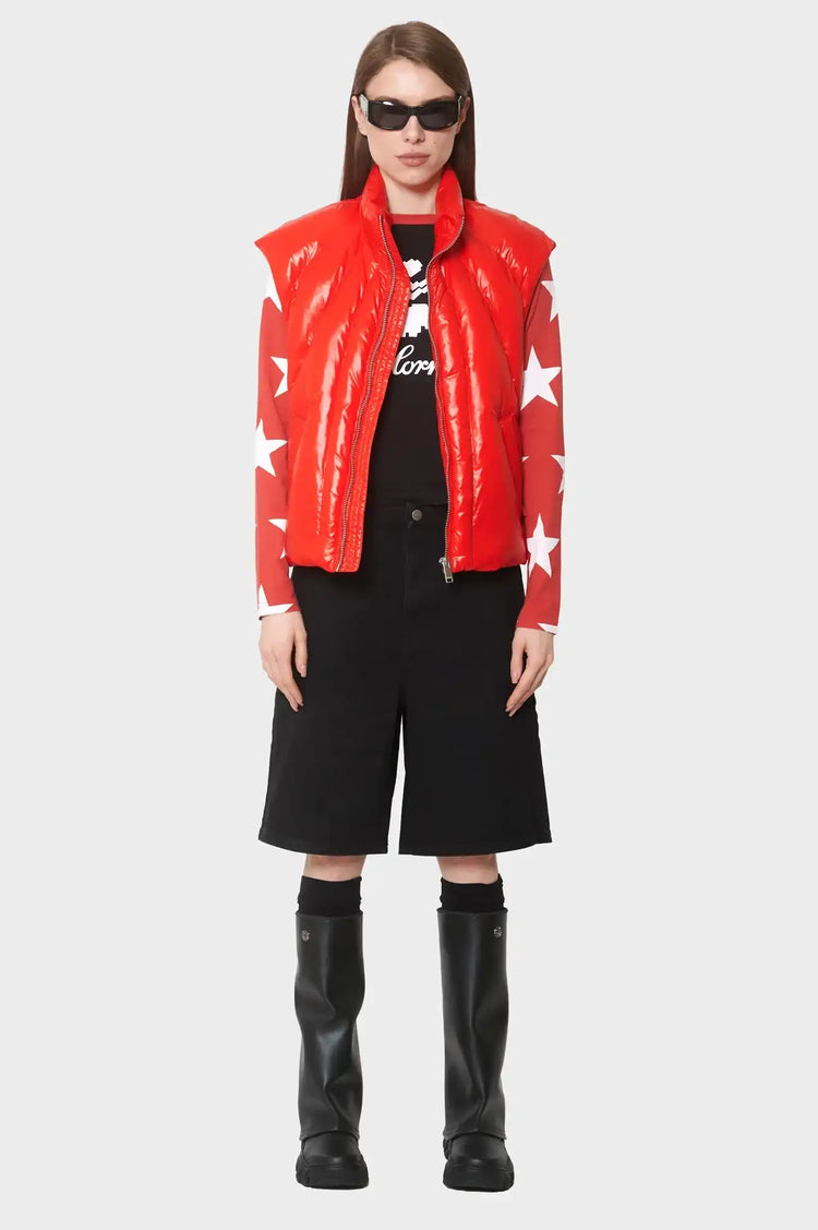 women#@Жилет RETRO PADDED червоний